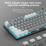 AULA F3287 bedraad kleuraanpassing enkele modus 87 toetsen mechanisch toetsenbord  groene as