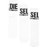 Diesel - Ray - Sokken - Zwart - Katoenmix - Set van 3 Paar