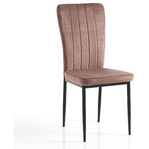 Oresteluchetta stoel, fluweel, roze