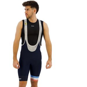 Santini - MJ Bibsrtorts M.Ventoux - Fietsbroek - Blauw - Heren