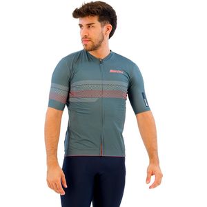 Santini Idea Jersey Fietsshirt (Heren |blauw)