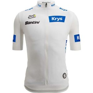 Santini - Tour De France - Korte Mouw Wielertrui - Wit - M
