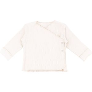 Bamboom Overslagshirt - Pure - Lange Mouw - Creme