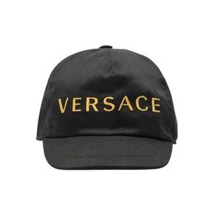 Versace 1000391-1A00350 Pet , Black , Heren , Maat: M