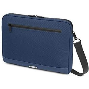 Moleskine Metro Device Bag Horizontale tas voor laptop, iPad en tablet tot 13 inch, waterdichte schoudertas, 35 x 26 x 4 cm, saffierblauw