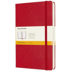 Moleskine Classic Notitieboek - Expanded - Large - Hardcover - Gelinieerd - Rood