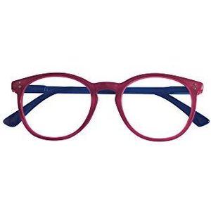 El Charro leesbril model Louisiana rood/blauw, Diottria + 3.5-1 product