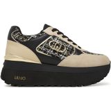 Liu Jo - Maxi Wonder Plus 01 - Sneakers - Zwart/Beige