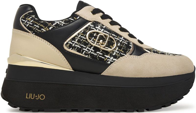 Liu Jo - Maxi Wonder Plus 01 - Sneakers - Zwart/Beige