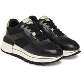Liu Jo - Amazing 38 - Leren Sneakers - Zwart/Goud