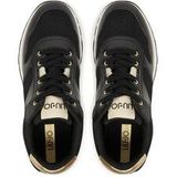 Liu Jo - Amazing 38 - Leren Sneakers - Zwart/Goud