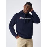 CHAMPION - Hoodie - Marineblauw - Katoen - Kap - Lange Mouwen