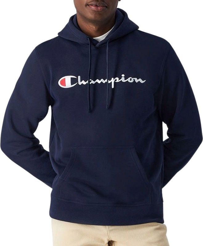 CHAMPION - Hoodie - Marineblauw - Katoen - Kap - Lange Mouwen