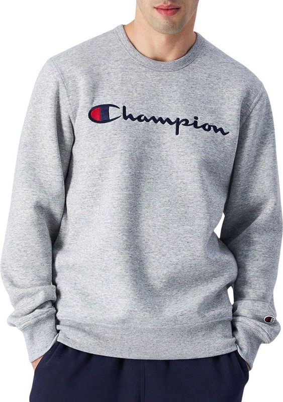 Champion Big Logo Fleece Crewneck Sweater Heren