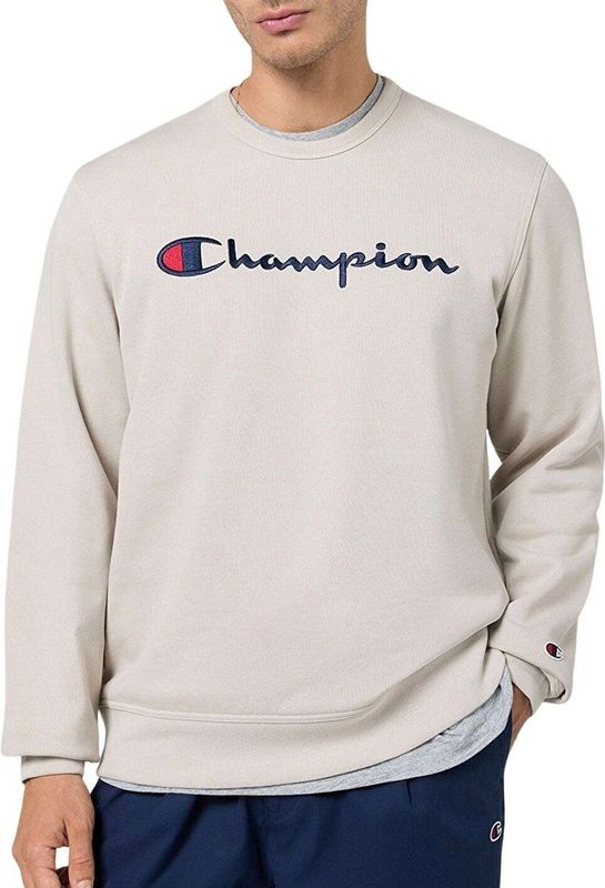 Champion Big Logo Fleece Crewneck Sweater Heren