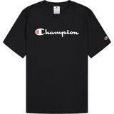 CHAMPION - T-shirt - Zwart - Katoen