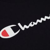 CHAMPION - T-shirt - Zwart - Katoen