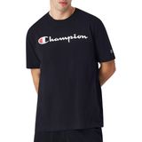CHAMPION - T-shirt - Zwart - Katoen