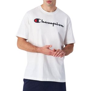 Shirt - Ronde Hals - Logoprint - Normale Pasvorm - Kwartmouw