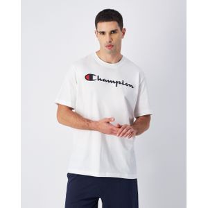 T-Shirt mit Label-Print