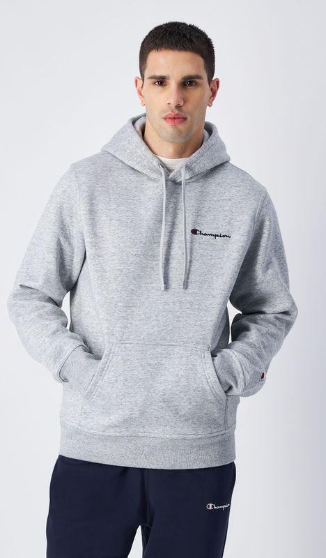 CHAMPION - Hoodie - Mêleegrijs - Katoen - Klein Logo