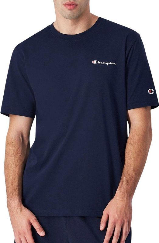 CHAMPION - T-shirt - Marineblauw - Katoen