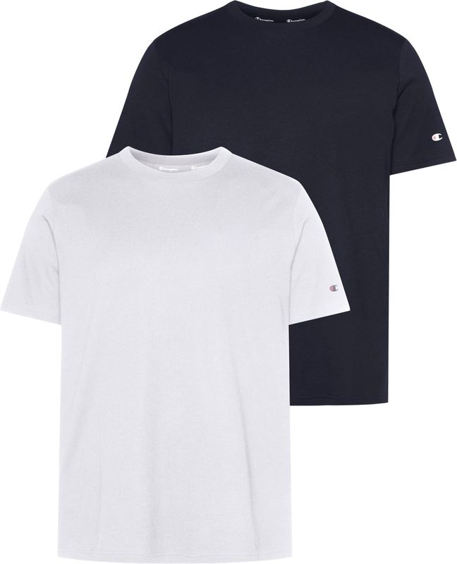 Champion - T-shirt - Zwart - Jersey - 2-Pack
