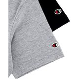 Champion - T-shirt - Korte Mouwen - Zwart - 2 Stuks - Jersey