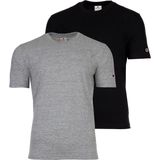 Champion - T-shirt - Korte Mouwen - Zwart - 2 Stuks - Jersey