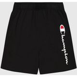 Champion - Big Logo French Terry Short - Zwart - Korte Broeken