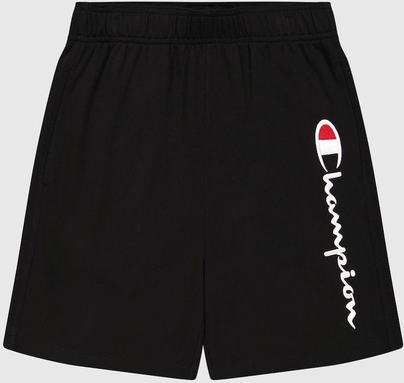 Champion - Big Logo French Terry Short - Zwart - Korte Broeken