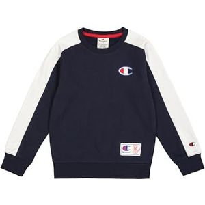 Champion Sweatshirt voor kinderen en jongens, marineblauw/wit (Nny/Wht), 7-8 jaar