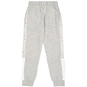 Champion Trainingsbroek voor kinderen en jongeren, Grijs Melange/Wit (Noxm/Wht), 5-6 jaar