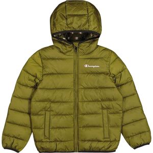 Winterjassen - Olijfgroen - Met Capuchon - Voor Kinderen - Ritssluiting