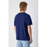 Champion - T-shirt - Blauw - 100% Katoen - Geborduurd Logo