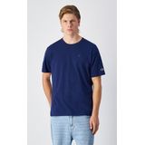 Champion - T-shirt - Blauw - 100% Katoen - Geborduurd Logo