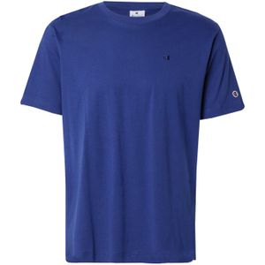 Champion - T-shirt - Blauw - 100% Katoen - Geborduurd Logo