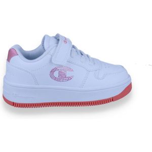 Champion - RD18 - Sneakers - Wit/Roze - Polyurethaan