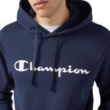 Champion - Script Logo Hoodie - Donkerblauw - Heren