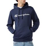 Champion - Script Logo Hoodie - Donkerblauw - Heren