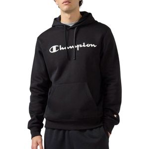 Hoodie - Zwart - Sweatstof - Capuchon met Trekkoord