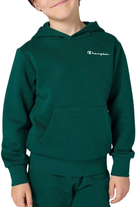 Champion - Icons Small Logo - Hoodie - Donkergroen - Junior