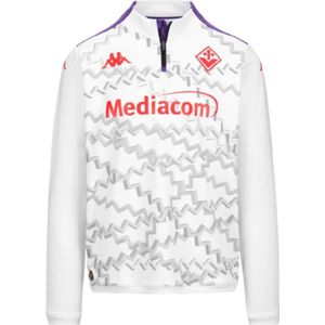 Kappa - Fiorentina Ablaspre Pro - Sweatshirt - Paars en Wit - Hoogwaardige Materialen
