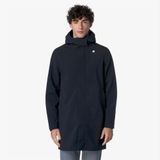 K-Way - Thomas Bonded Blue Depht - Parka - Marine Blauw