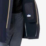K-Way - Thomas Bonded Blue Depht - Parka - Marine Blauw