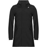 K-Way - Thomas - Lange Herenjas - Zwart - Polyester - Waterdicht