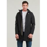 K-Way - Thomas - Lange Herenjas - Zwart - Polyester - Waterdicht