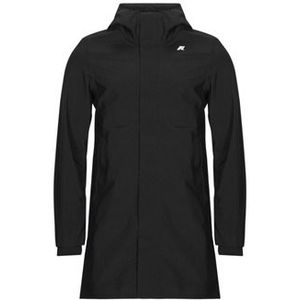 K-Way - Thomas - Lange Herenjas - Zwart - Polyester - Waterdicht