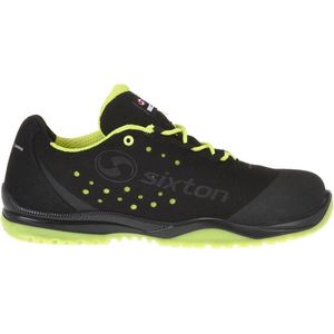 Sixton Peak Cuban LG S1P ESD Werkschoenen Zwart/Geel