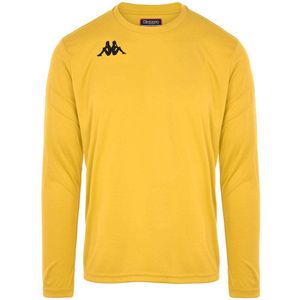 Kappa - Dovol - Herenshirt - Geel - Lange Mouwen - Ademend